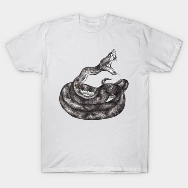 Snake T-Shirt by GnauArt